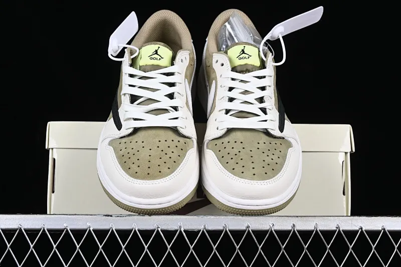 All categories Air Jordan Jordan series basketball shoes Air Jordan 1 Low Travis Scott x Air Jordan 1 Low OG AJ1 Joe 1 joint undercut low-top basketball shoes FZ3124-200